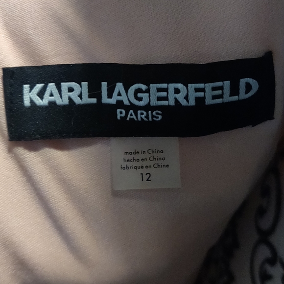 NWT Karl Lagerfeld Embroidered Glitter Sequin Gown from Neiman Marcus - Picture 7 of 8